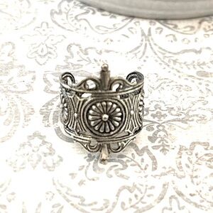Ring Viking Witch Vintage Antique Silver Gypsy Boho Antique Wedding Handmade